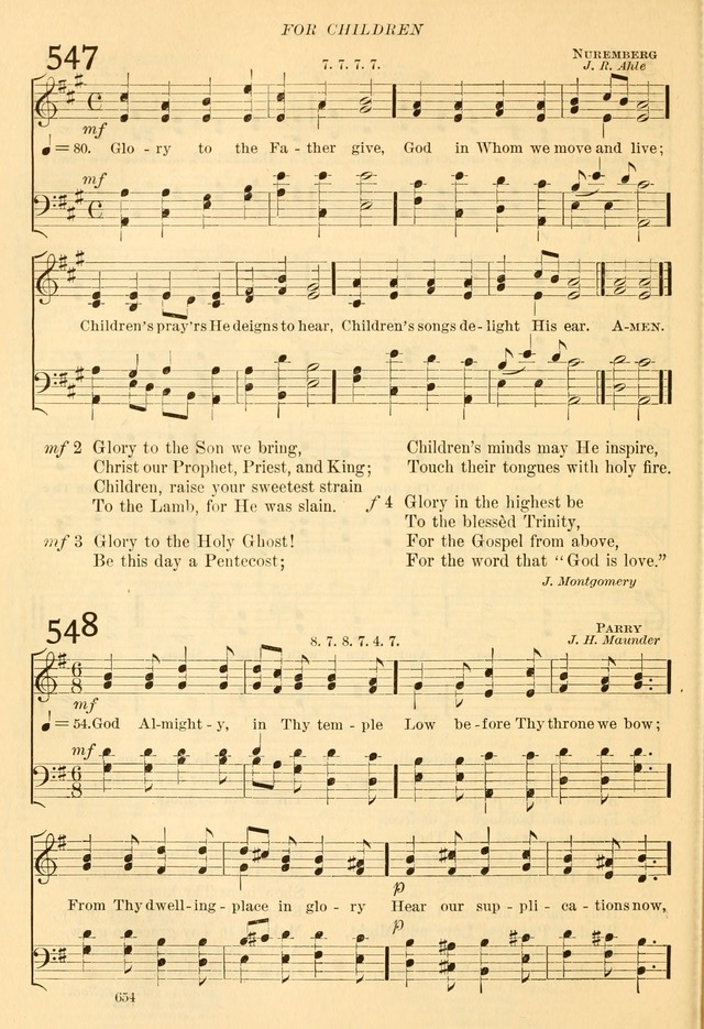 The Church Hymnal: revised and enlarged in accordance with the action of the General Convention of the Protestant Episcopal Church in the United States of America in the year of our Lord 1892... page 711