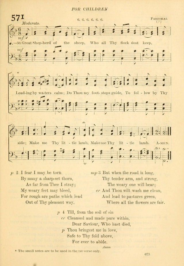 The Church Hymnal: revised and enlarged in accordance with the action of the General Convention of the Protestant Episcopal Church in the United States of America in the year of our Lord 1892... page 732