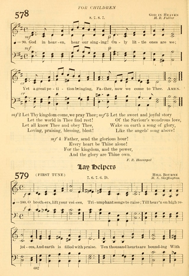 The Church Hymnal: revised and enlarged in accordance with the action of the General Convention of the Protestant Episcopal Church in the United States of America in the year of our Lord 1892... page 739