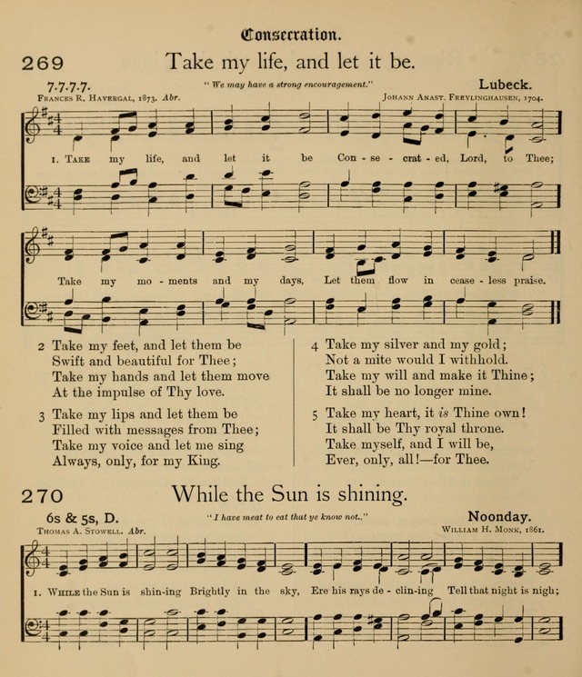 College Hymnal: a selection of Christian praise-songs for the uses of worship in universities, colleges and advanced schools. page 189