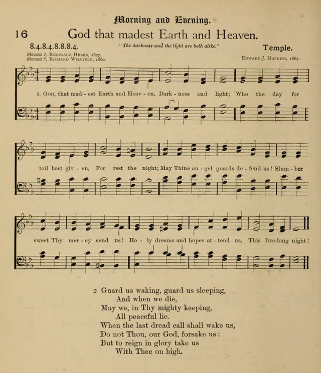 College Hymnal: a selection of Christian praise-songs for the uses of worship in universities, colleges and advanced schools. page 23
