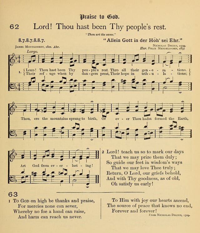 College Hymnal: a selection of Christian praise-songs for the uses of worship in universities, colleges and advanced schools. page 52