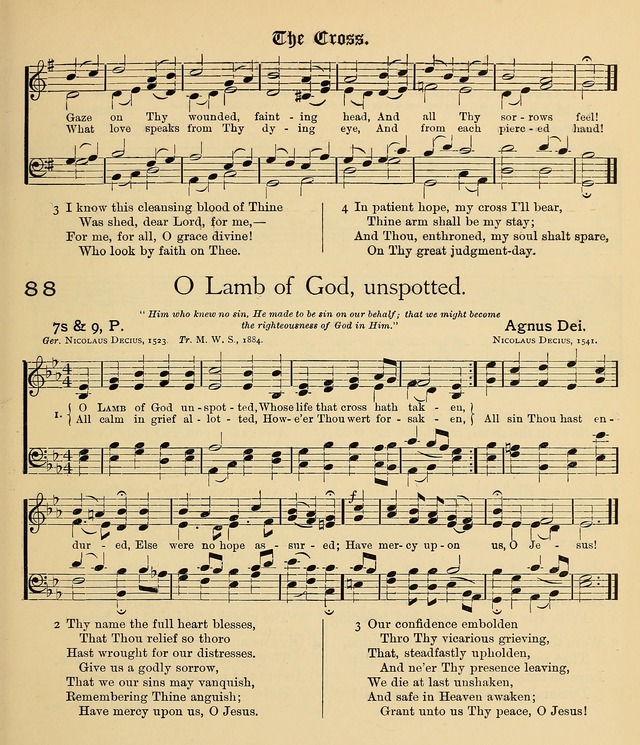 College Hymnal: a selection of Christian praise-songs for the uses of worship in universities, colleges and advanced schools. page 70