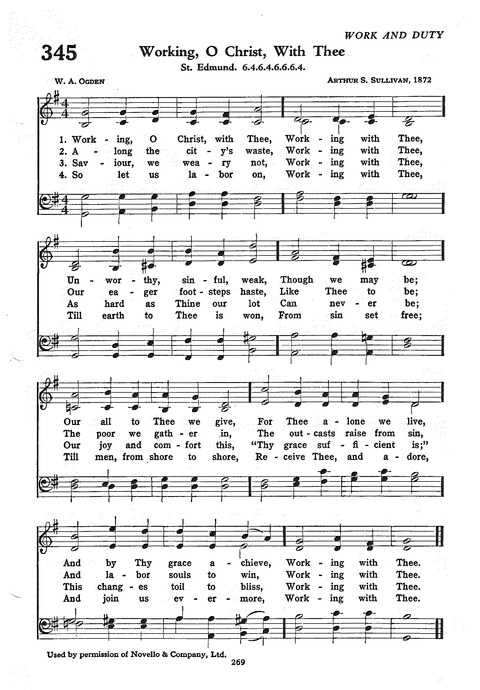 The Church Hymnal: the official hymnal of the Seventh-Day Adventist Church page 261