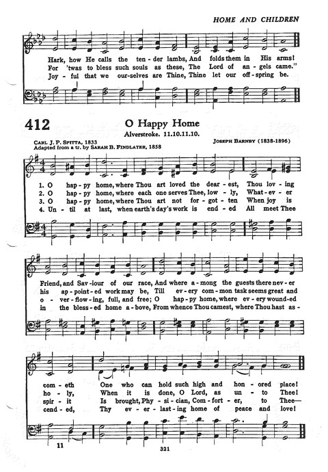 The Church Hymnal: the official hymnal of the Seventh-Day Adventist Church page 313