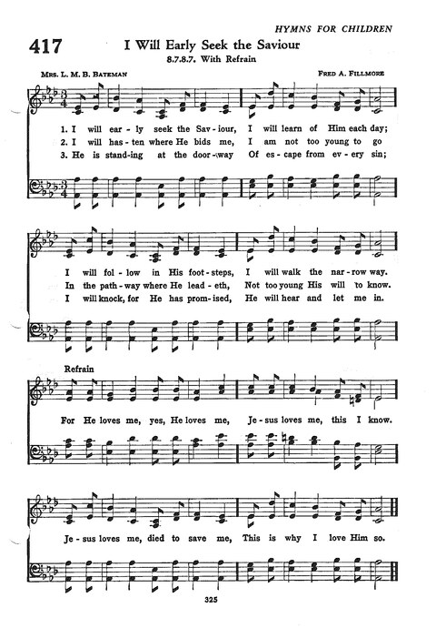 The Church Hymnal: the official hymnal of the Seventh-Day Adventist Church page 317