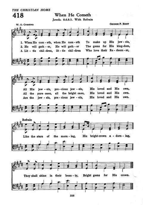 The Church Hymnal: the official hymnal of the Seventh-Day Adventist Church page 318