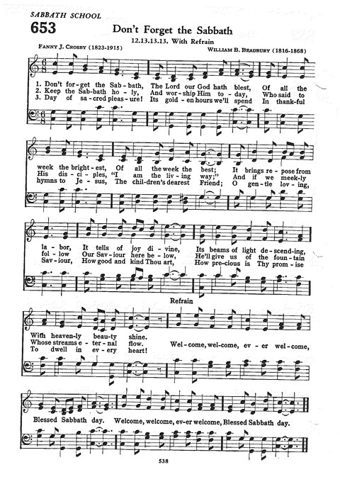 The Church Hymnal: the official hymnal of the Seventh-Day Adventist Church page 530