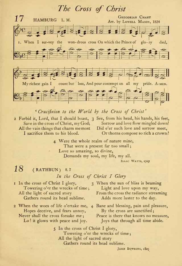 The Council Hymnal: a selection of hymns and tunes chosen from the Pilgrim Hymnal for the use of the National Council of Congregational Churches page 11