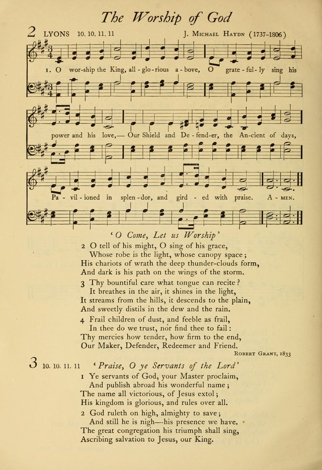 The Council Hymnal: a selection of hymns and tunes chosen from the Pilgrim Hymnal for the use of the National Council of Congregational Churches page 2