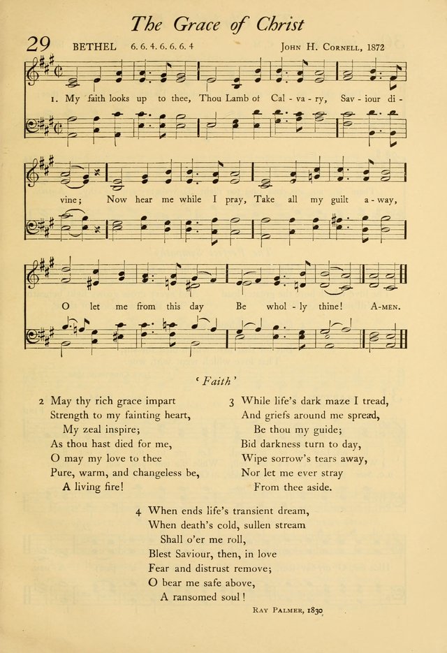 The Council Hymnal: a selection of hymns and tunes chosen from the Pilgrim Hymnal for the use of the National Council of Congregational Churches page 21