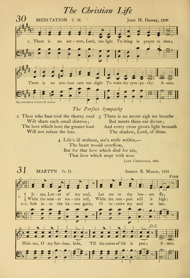 The Council Hymnal: a selection of hymns and tunes chosen from the Pilgrim Hymnal for the use of the National Council of Congregational Churches page 22