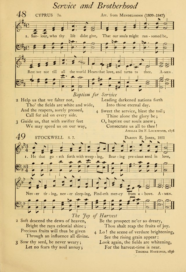 The Council Hymnal: a selection of hymns and tunes chosen from the Pilgrim Hymnal for the use of the National Council of Congregational Churches page 37