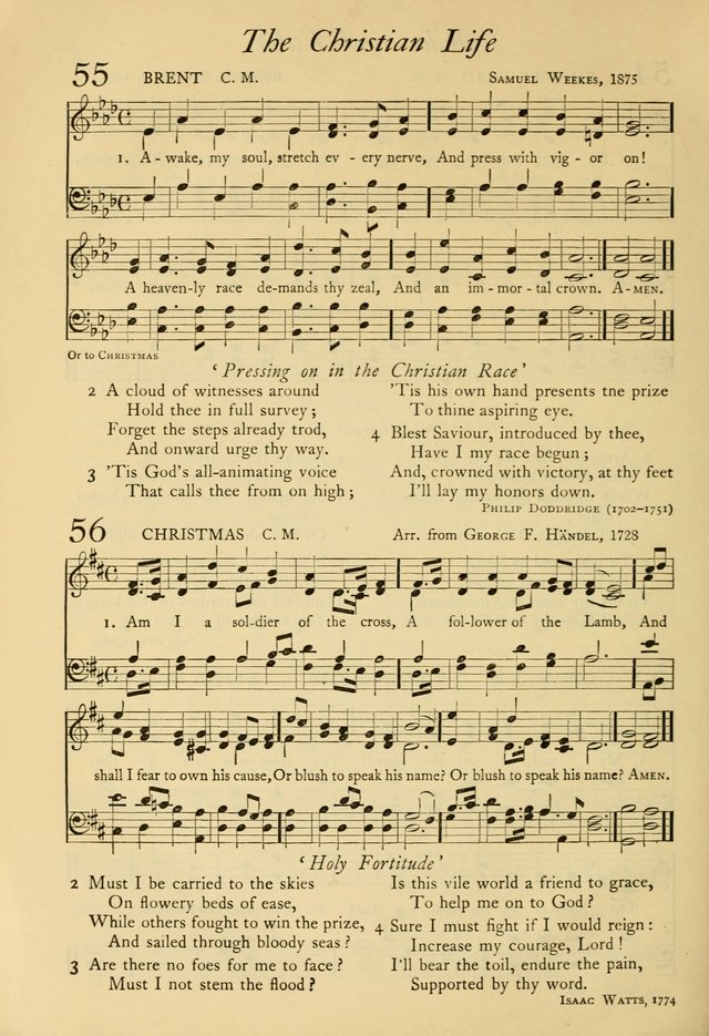 The Council Hymnal: a selection of hymns and tunes chosen from the Pilgrim Hymnal for the use of the National Council of Congregational Churches page 42