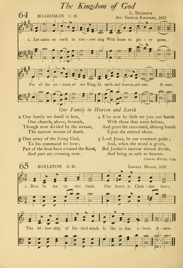 The Council Hymnal: a selection of hymns and tunes chosen from the Pilgrim Hymnal for the use of the National Council of Congregational Churches page 50