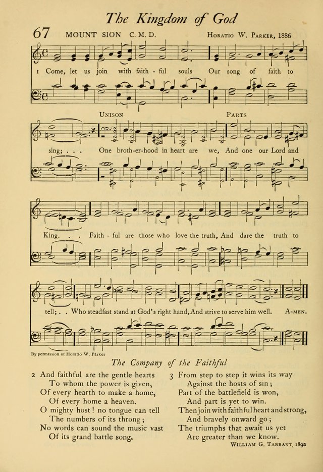 The Council Hymnal: a selection of hymns and tunes chosen from the Pilgrim Hymnal for the use of the National Council of Congregational Churches page 52
