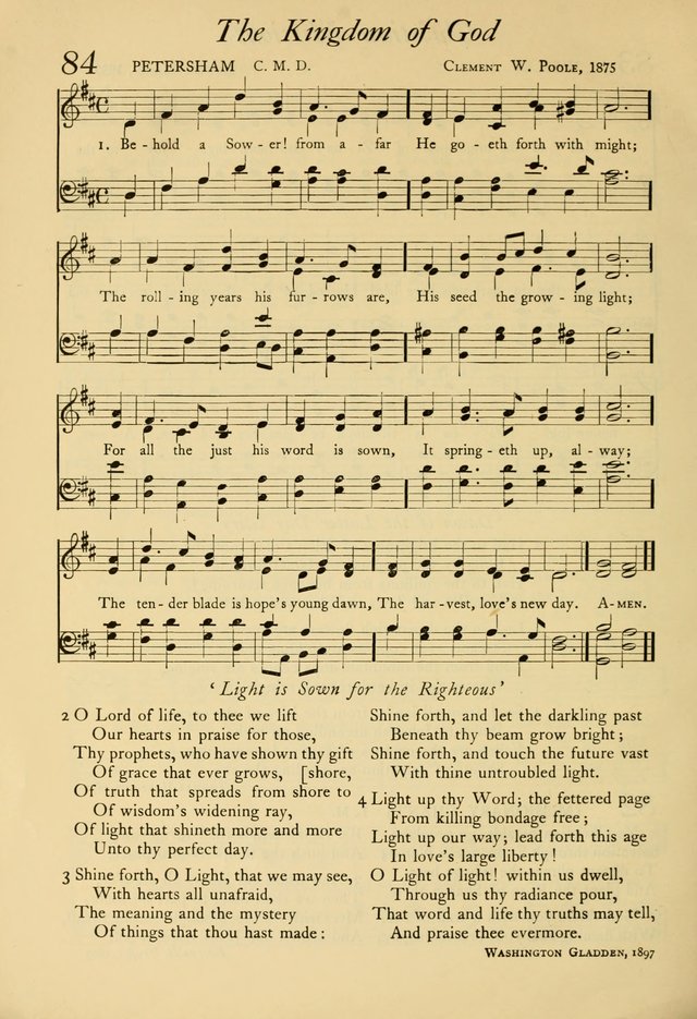 The Council Hymnal: a selection of hymns and tunes chosen from the Pilgrim Hymnal for the use of the National Council of Congregational Churches page 64