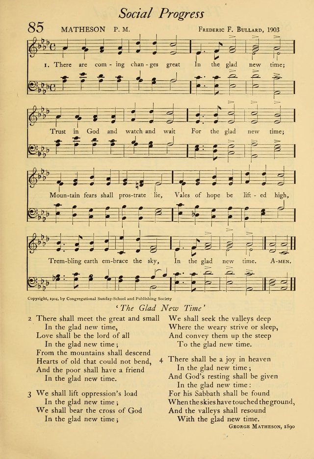 The Council Hymnal: a selection of hymns and tunes chosen from the Pilgrim Hymnal for the use of the National Council of Congregational Churches page 65