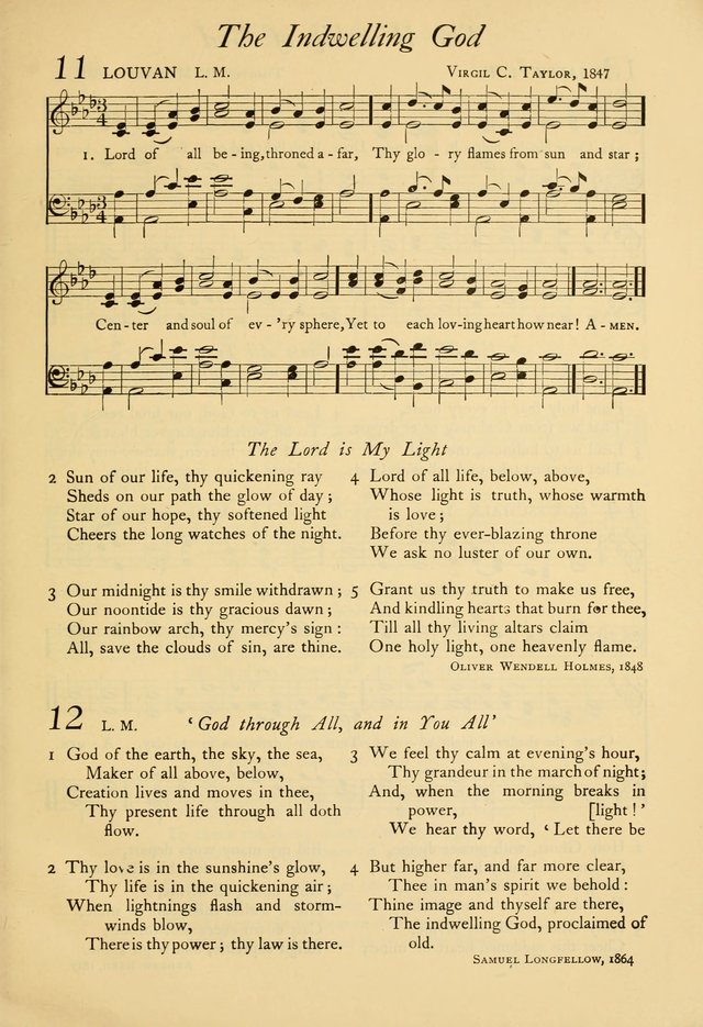 The Council Hymnal: a selection of hymns and tunes chosen from the Pilgrim Hymnal for the use of the National Council of Congregational Churches page 7