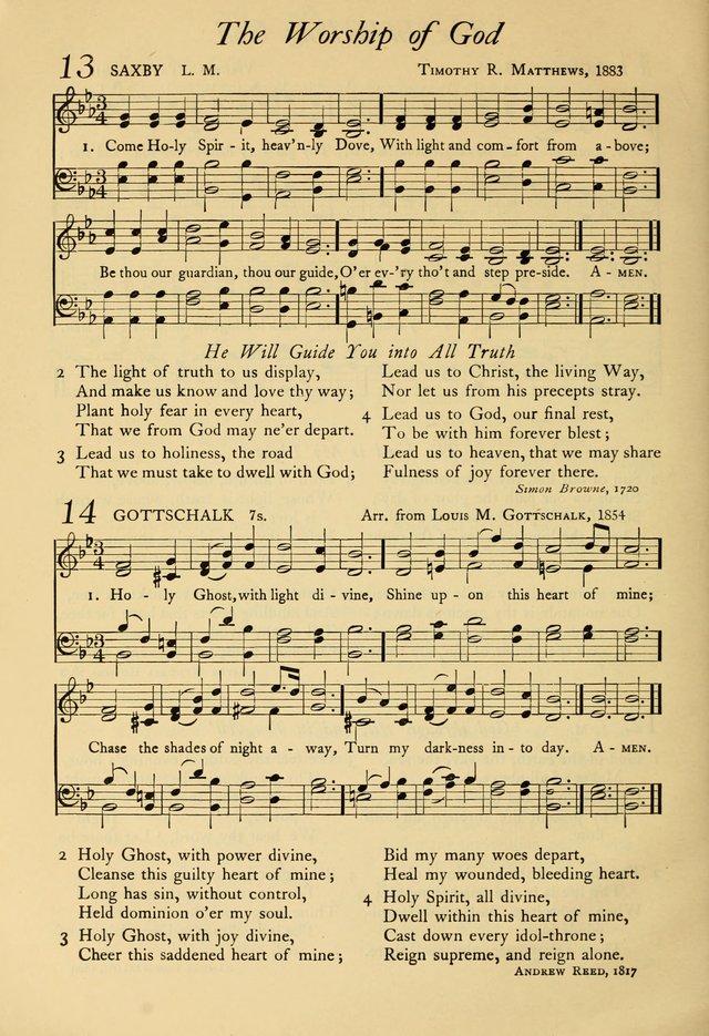 The Council Hymnal: a selection of hymns and tunes chosen from the Pilgrim Hymnal for the use of the National Council of Congregational Churches page 8