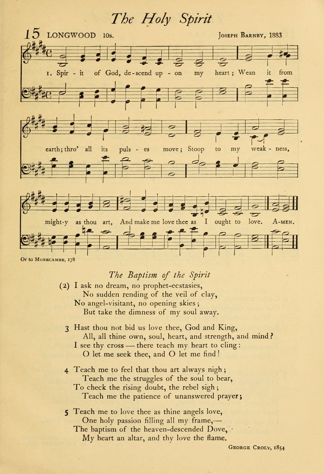 The Council Hymnal: a selection of hymns and tunes chosen from the Pilgrim Hymnal for the use of the National Council of Congregational Churches page 9