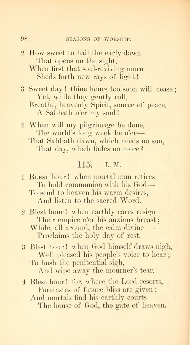 A Collection of Hymns: Supplementary to the Psalms and Hymns of Dr. Watts page 105