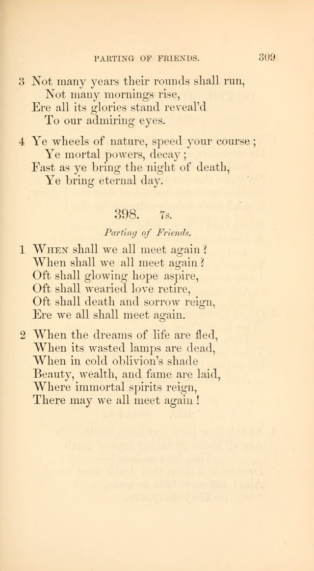 A Collection of Hymns: Supplementary to the Psalms and Hymns of Dr. Watts page 316