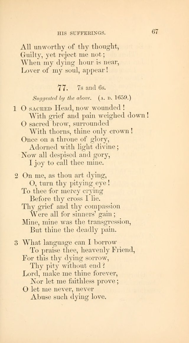 A Collection of Hymns: Supplementary to the Psalms and Hymns of Dr. Watts page 74