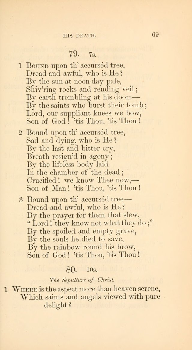 A Collection of Hymns: Supplementary to the Psalms and Hymns of Dr. Watts page 76