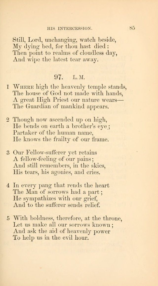 A Collection of Hymns: Supplementary to the Psalms and Hymns of Dr. Watts page 92