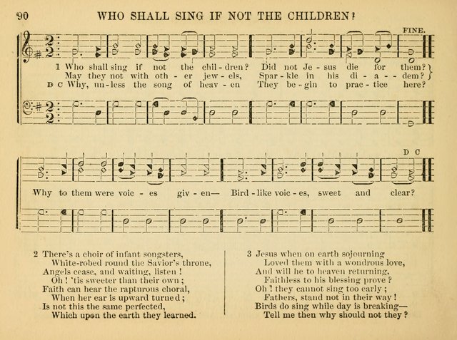 The Christian Harp and Sabbath School Songster: designed for the use of the social religious circle, revivals, and the Sabbath school (14th ed.) page 90