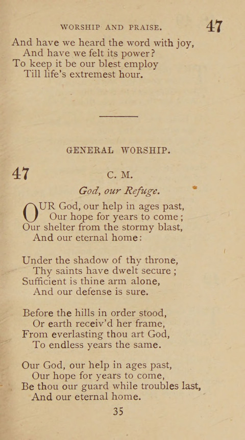 A Collection of Hymns and Sacred Songs: suited to both private and public devotions, and especially adapted to the wants and uses of the brethren of the Old German Baptist Church page 29