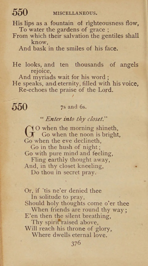 A Collection of Hymns and Sacred Songs: suited to both private and public devotions, and especially adapted to the wants and uses of the brethren of the Old German Baptist Church page 370