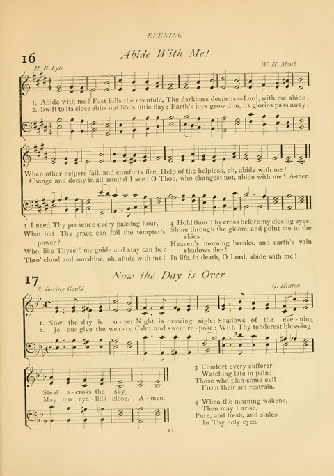 The Calvary Hymnal: for Sunday School, Prayer Meeting and Church Service page 11