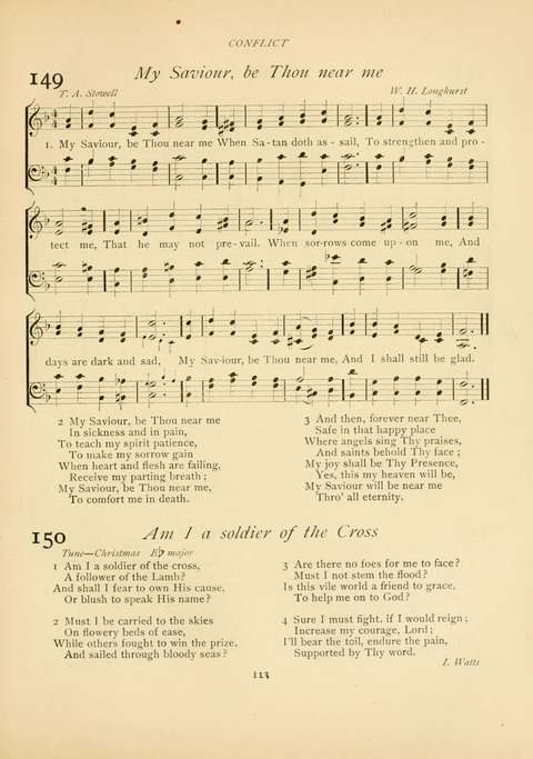 The Calvary Hymnal: for Sunday School, Prayer Meeting and Church Service page 113