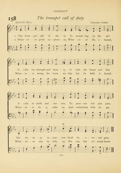 The Calvary Hymnal: for Sunday School, Prayer Meeting and Church Service page 120