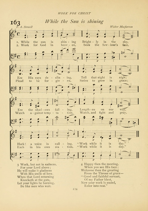 The Calvary Hymnal: for Sunday School, Prayer Meeting and Church Service page 124