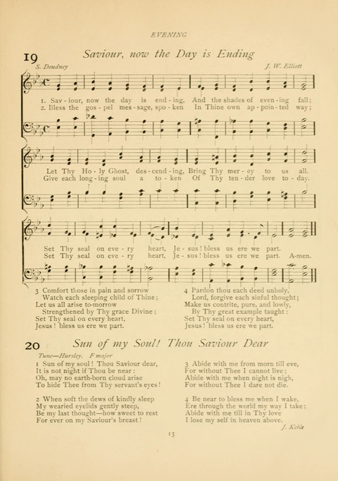 The Calvary Hymnal: for Sunday School, Prayer Meeting and Church Service page 13