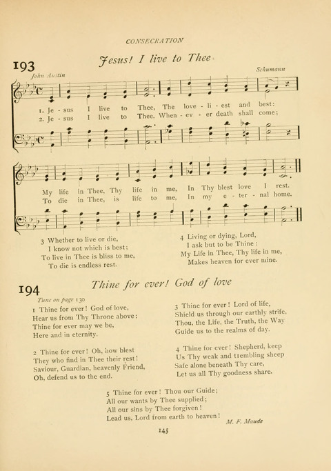 The Calvary Hymnal: for Sunday School, Prayer Meeting and Church Service page 145