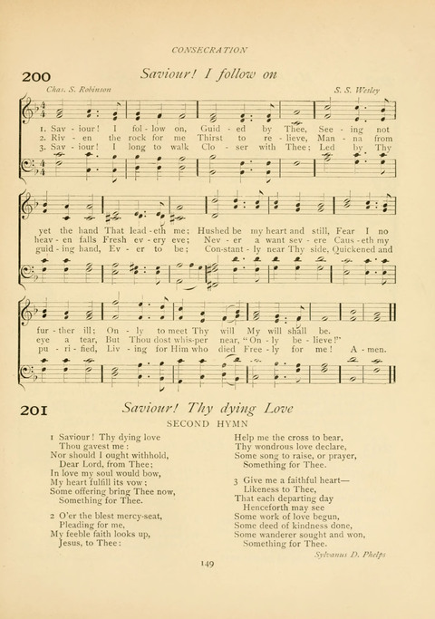 The Calvary Hymnal: for Sunday School, Prayer Meeting and Church Service page 149