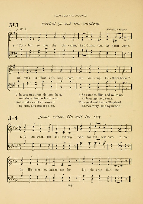The Calvary Hymnal: for Sunday School, Prayer Meeting and Church Service page 224