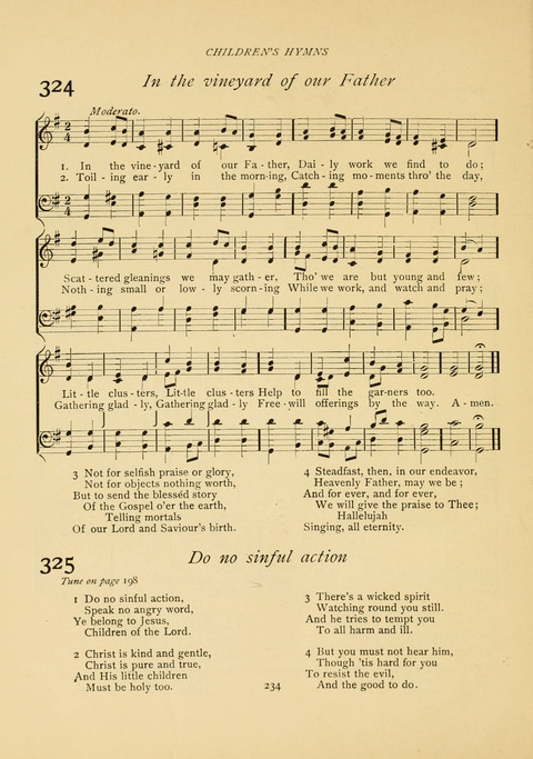 The Calvary Hymnal: for Sunday School, Prayer Meeting and Church Service page 234
