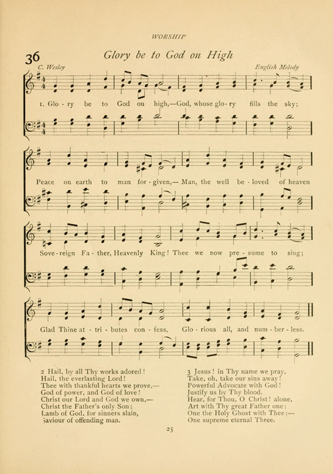 The Calvary Hymnal: for Sunday School, Prayer Meeting and Church Service page 25