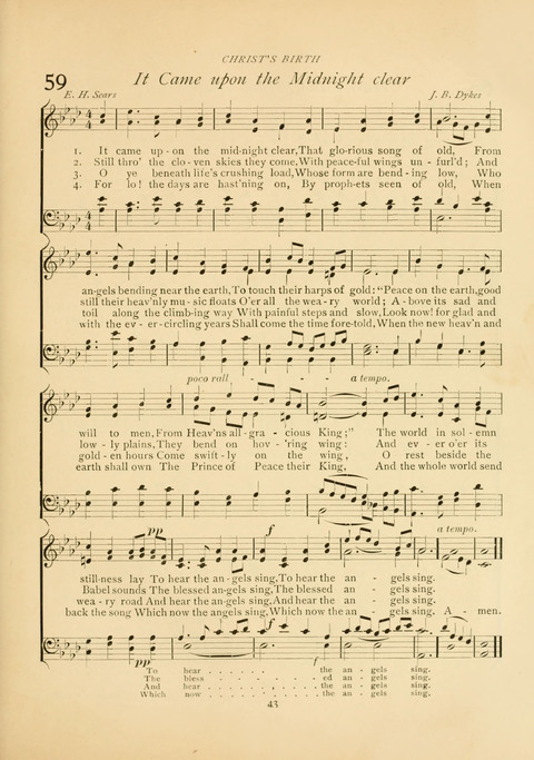 The Calvary Hymnal: for Sunday School, Prayer Meeting and Church Service page 43