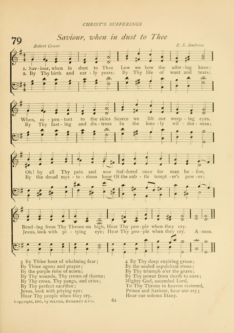 The Calvary Hymnal: for Sunday School, Prayer Meeting and Church Service page 61