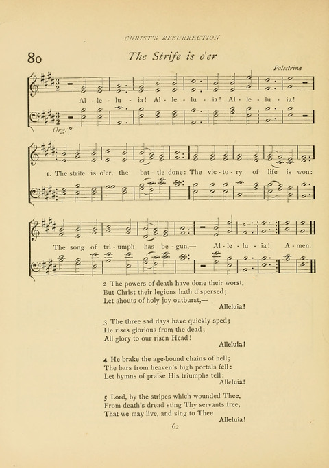 The Calvary Hymnal: for Sunday School, Prayer Meeting and Church Service page 62