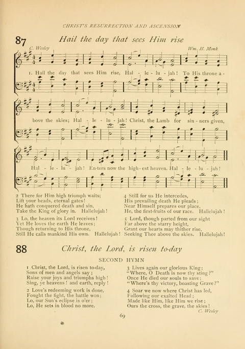 The Calvary Hymnal: for Sunday School, Prayer Meeting and Church Service page 69