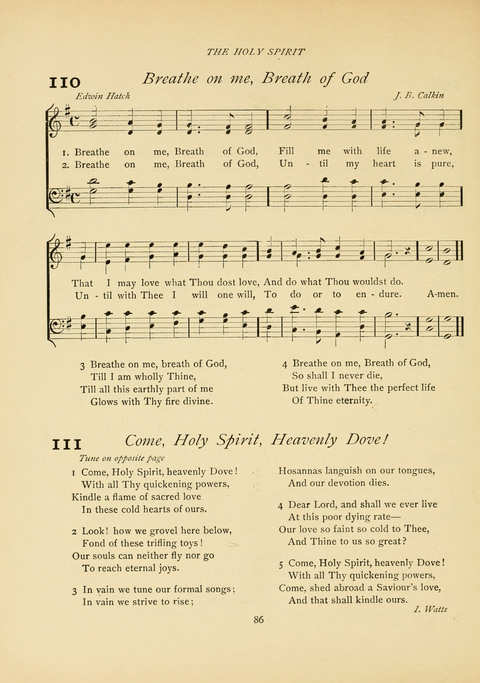 The Calvary Hymnal: for Sunday School, Prayer Meeting and Church Service page 86