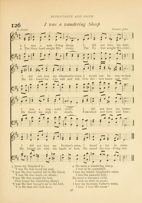 The Calvary Hymnal: for Sunday School, Prayer Meeting and Church Service page 97