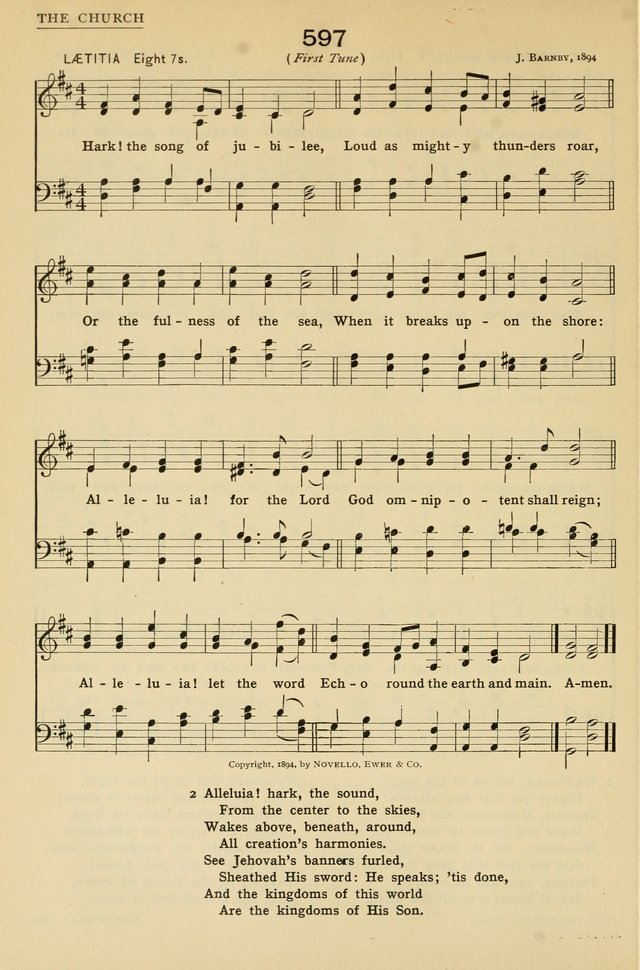 Church Hymns and Tunes page 498